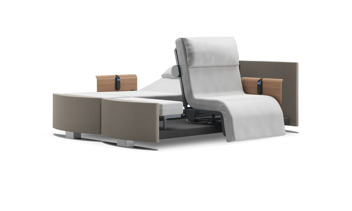 RotoBed Change Dual Electric Rotating Chair Bed - Independent Swivel & Assist Care Bed - Detail View 56