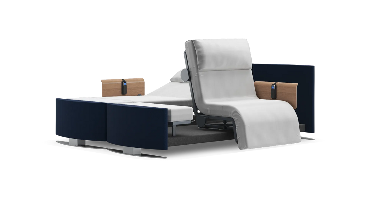 RotoBed Change Dual Electric Rotating Chair Bed - Independent Swivel & Assist Care Bed - Detail View 53