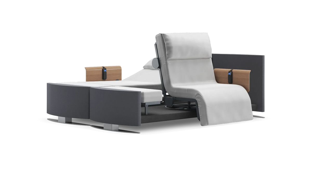 RotoBed Change Dual Electric Rotating Chair Bed - Independent Swivel & Assist Care Bed - Detail View 57