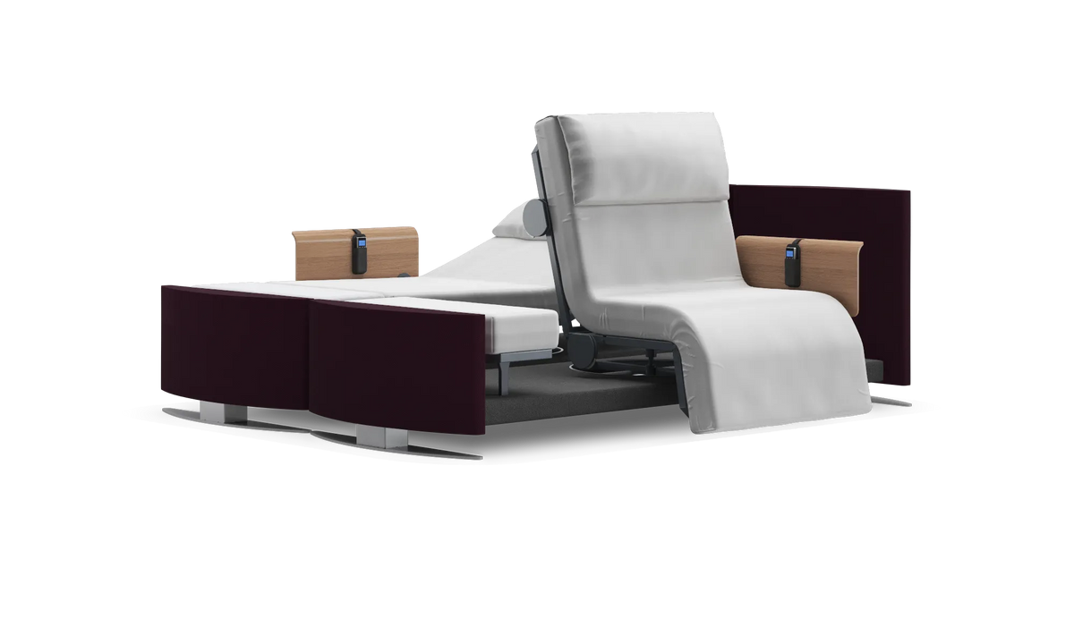 RotoBed Change Dual Electric Rotating Chair Bed - Independent Swivel & Assist Care Bed - Detail View 54