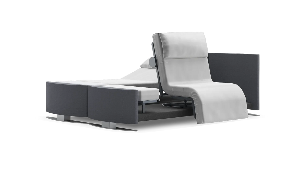 RotoBed Change Dual Electric Rotating Chair Bed - Independent Swivel & Assist Care Bed - Detail View 2