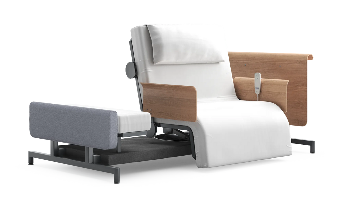 RotoBed Home Electric Rotating Chair Bed - Motorized Stand-Assist Swivel Care Bed - Detail View 60