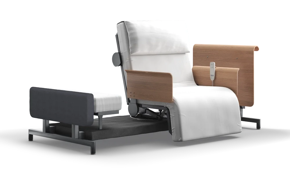 RotoBed Home Electric Rotating Chair Bed - Motorized Stand-Assist Swivel Care Bed - Detail View 50