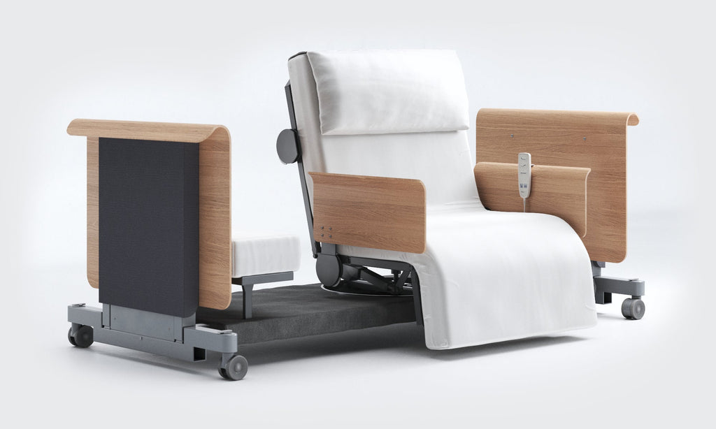 RotoBed Free Electric Rotating Chair Bed - Automated Mobility Assist Swivel Bed - Detail View 3