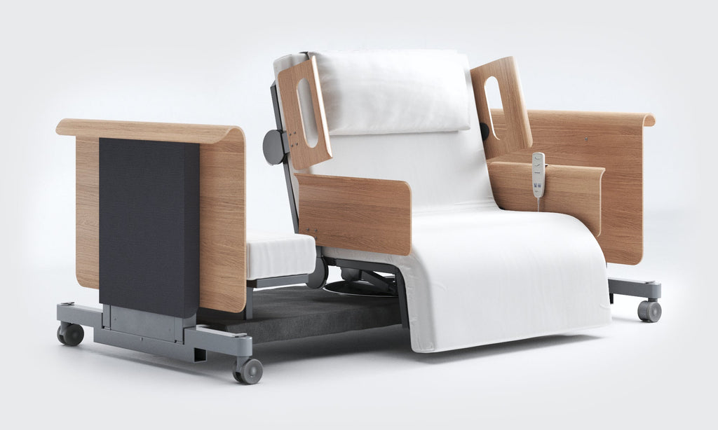 RotoBed Free Electric Rotating Chair Bed - Automated Mobility Assist Swivel Bed - Detail View 14