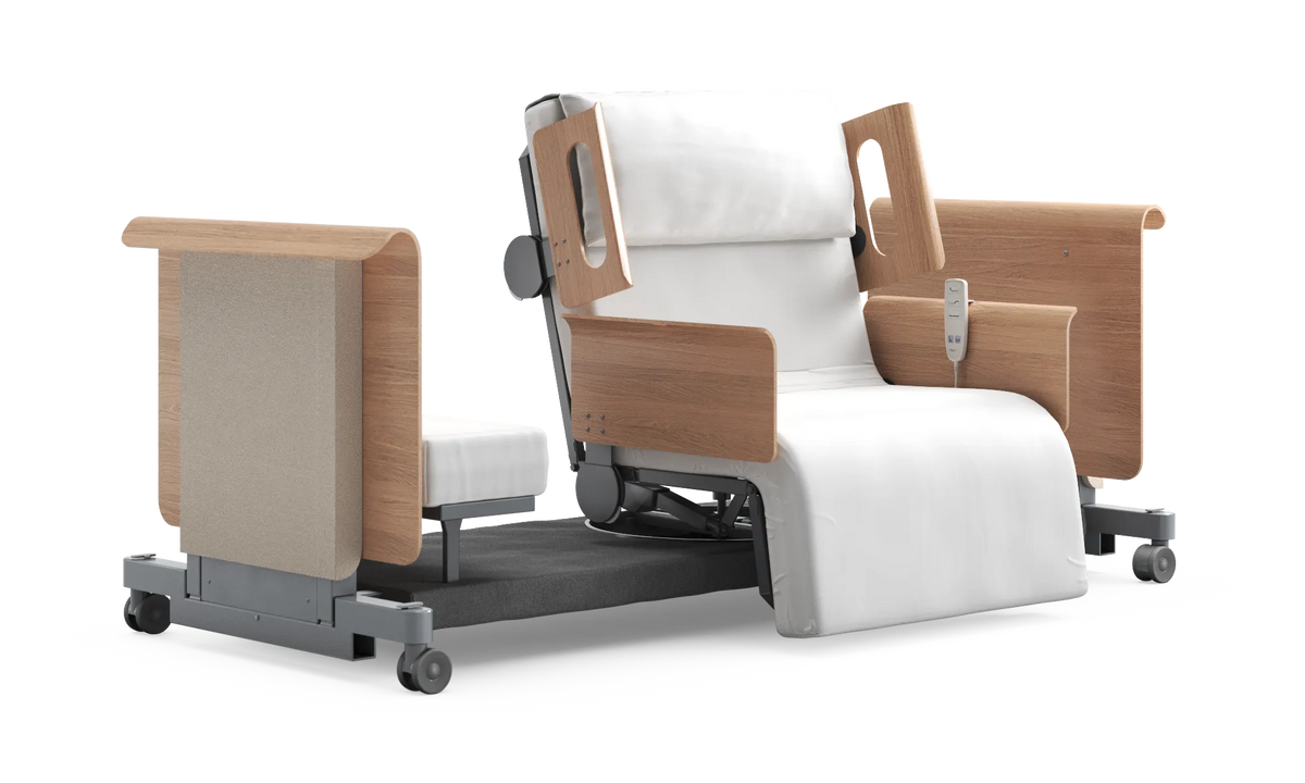 RotoBed Free Electric Rotating Chair Bed - Automated Mobility Assist Swivel Bed - Detail View 34