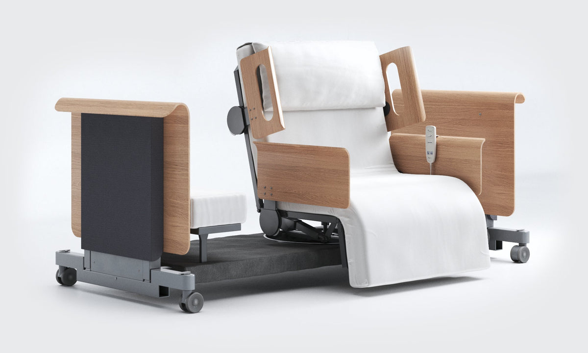 RotoBed Free Electric Rotating Chair Bed - Automated Mobility Assist Swivel Bed - Detail View 12