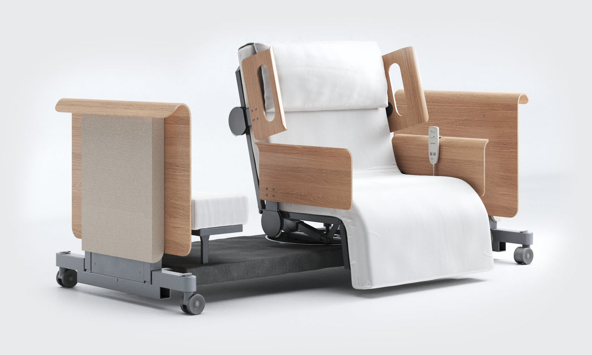 RotoBed Free Electric Rotating Chair Bed - Automated Mobility Assist Swivel Bed - Detail View 11