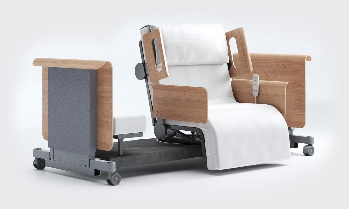RotoBed Free Electric Rotating Chair Bed - Automated Mobility Assist Swivel Bed - Detail View 10