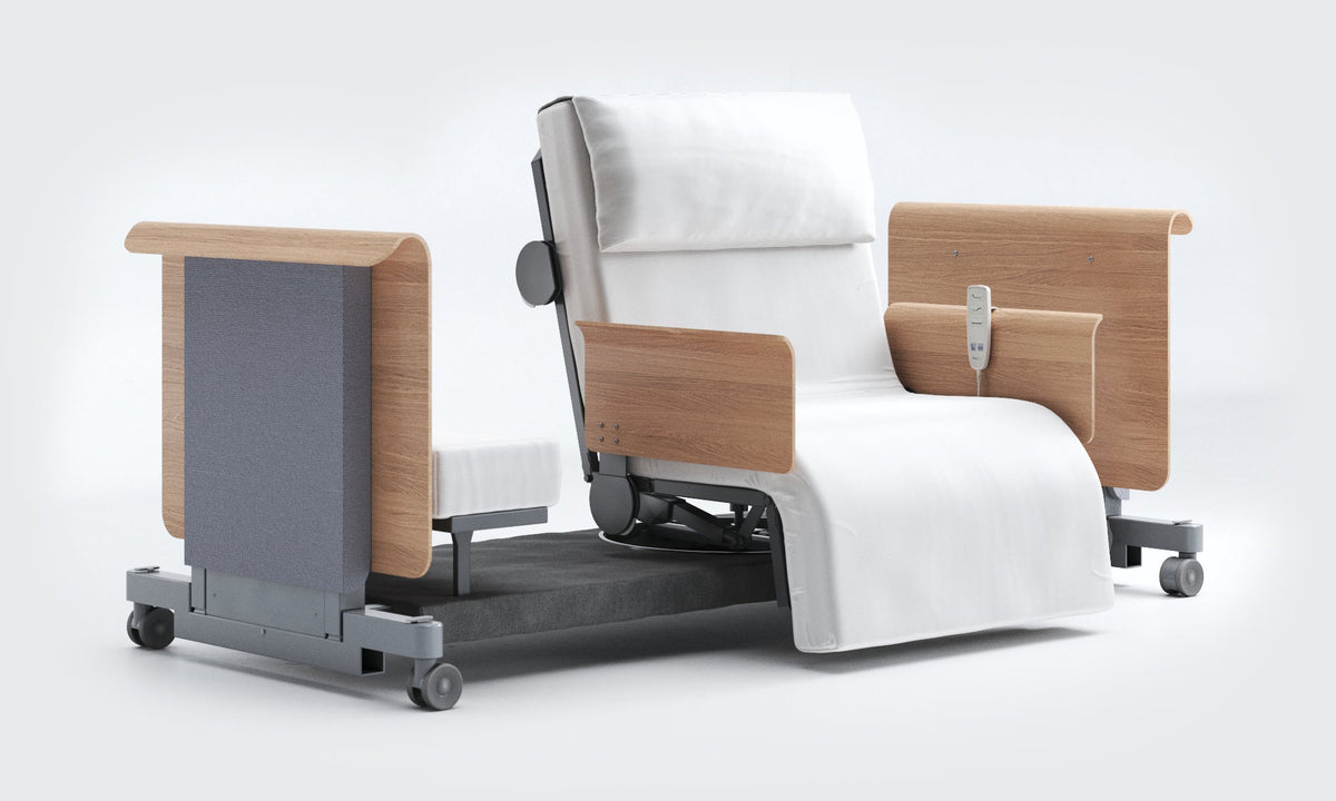 RotoBed Free Electric Rotating Chair Bed - Automated Mobility Assist Swivel Bed - Detail View 7
