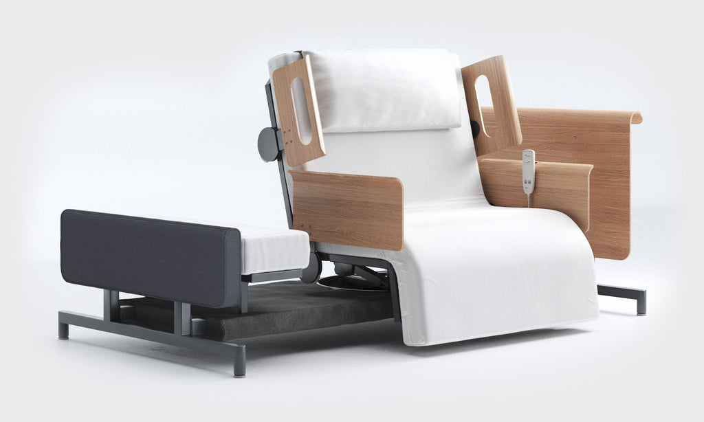 RotoBed Home Electric Rotating Chair Bed - Motorized Stand-Assist Swivel Care Bed - Detail View 24