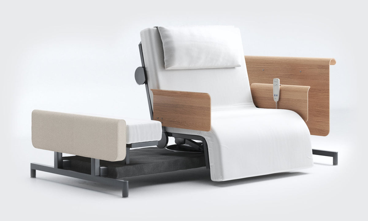 RotoBed Home Electric Rotating Chair Bed - Motorized Stand-Assist Swivel Care Bed - Detail View 30