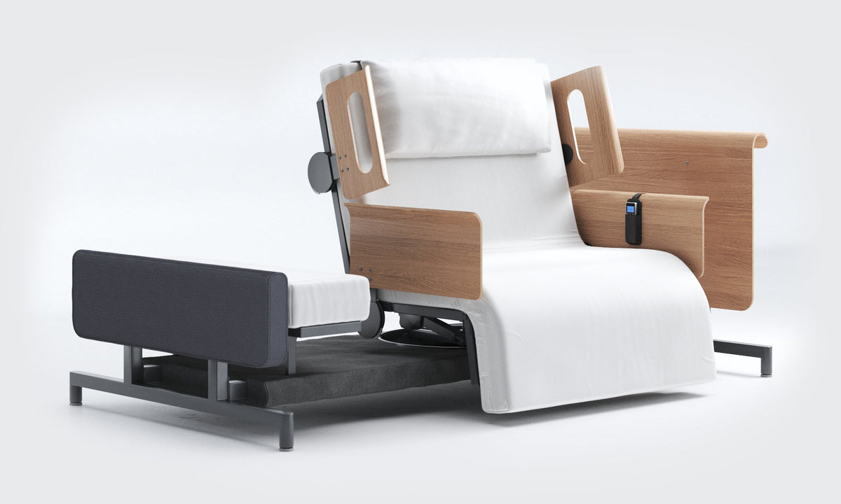 RotoBed Home Electric Rotating Chair Bed - Motorized Stand-Assist Swivel Care Bed - Detail View 35