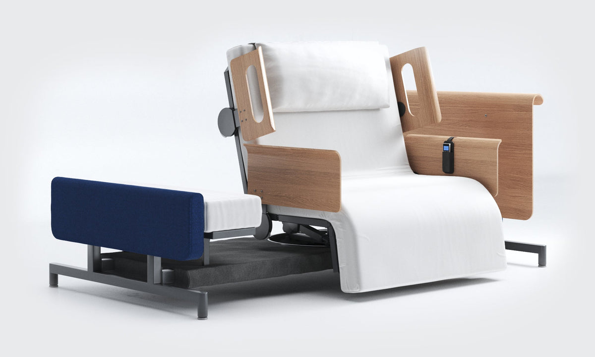RotoBed Home Electric Rotating Chair Bed - Motorized Stand-Assist Swivel Care Bed - Detail View 36