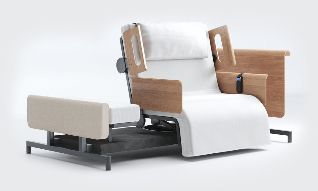 RotoBed Home Electric Rotating Chair Bed - Motorized Stand-Assist Swivel Care Bed - Detail View 37