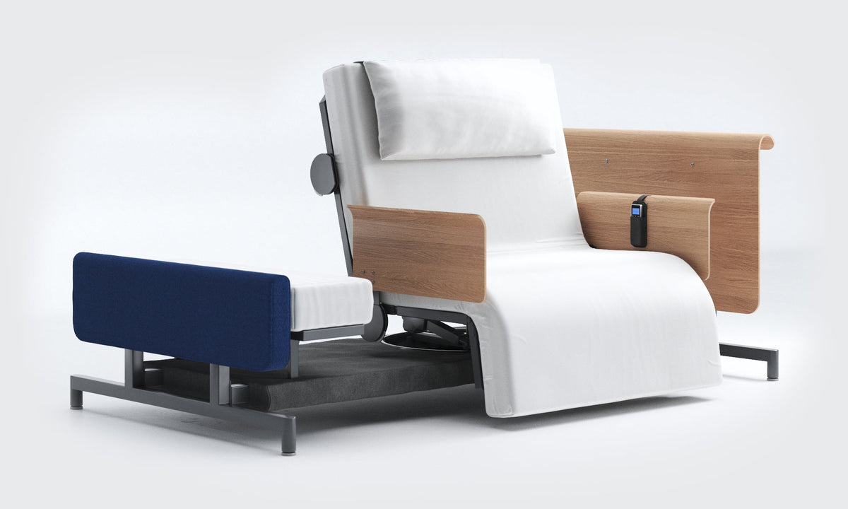 RotoBed Home Electric Rotating Chair Bed - Motorized Stand-Assist Swivel Care Bed - Detail View 40