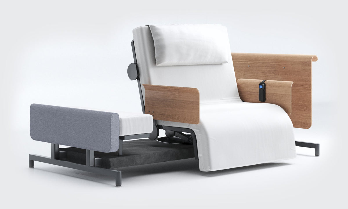 RotoBed Home Electric Rotating Chair Bed - Motorized Stand-Assist Swivel Care Bed - Detail View 43