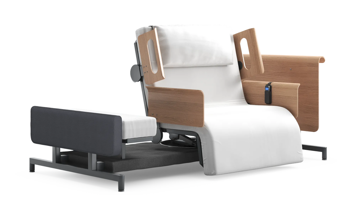RotoBed Home Electric Rotating Chair Bed - Motorized Stand-Assist Swivel Care Bed - Detail View 73