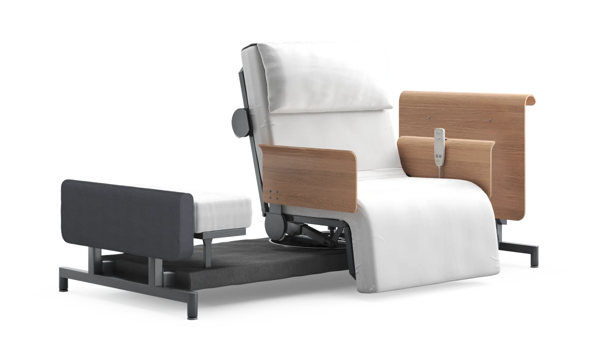 RotoBed Home Electric Rotating Chair Bed - Motorized Stand-Assist Swivel Care Bed - Detail View 52