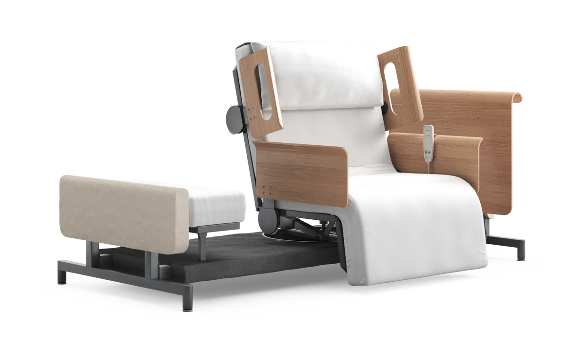 RotoBed Home Electric Rotating Chair Bed - Motorized Stand-Assist Swivel Care Bed - Detail View 74
