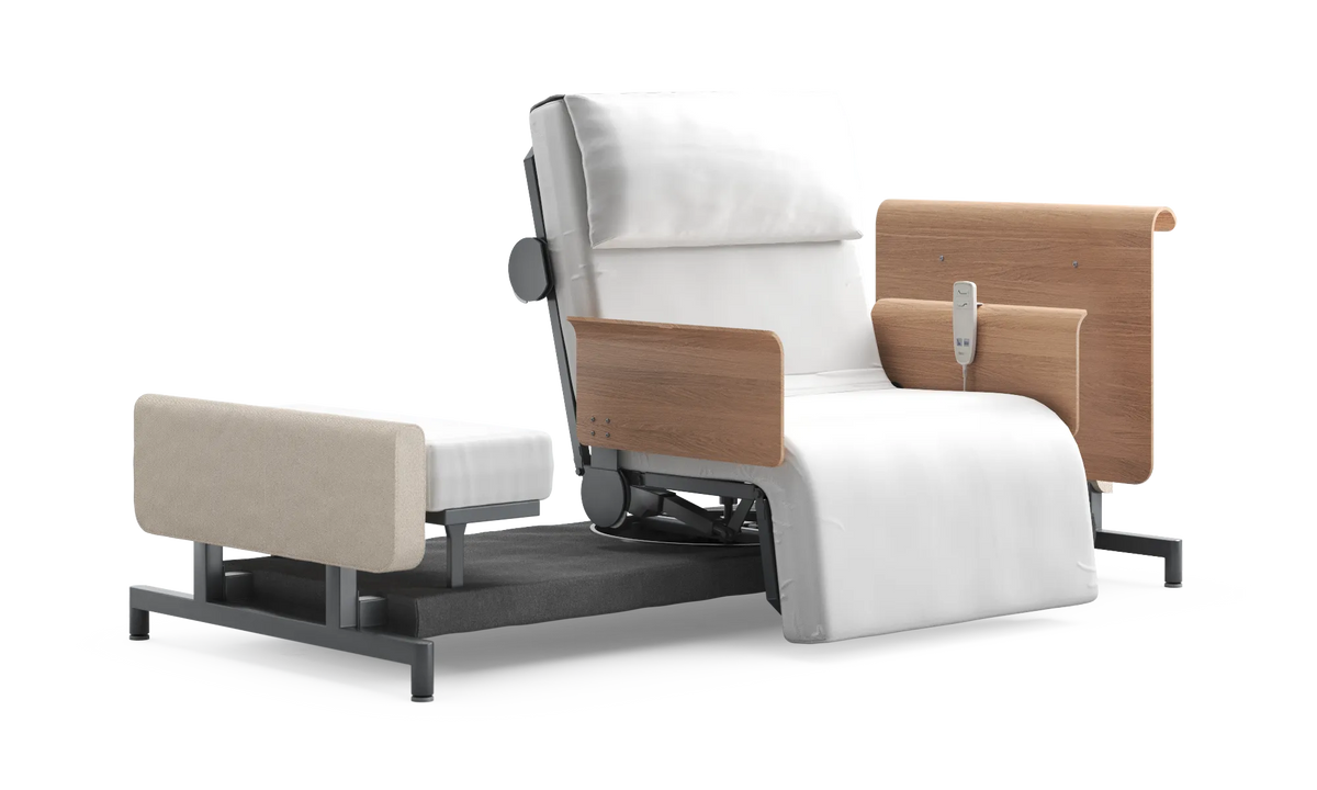RotoBed Home Electric Rotating Chair Bed - Motorized Stand-Assist Swivel Care Bed - Detail View 55