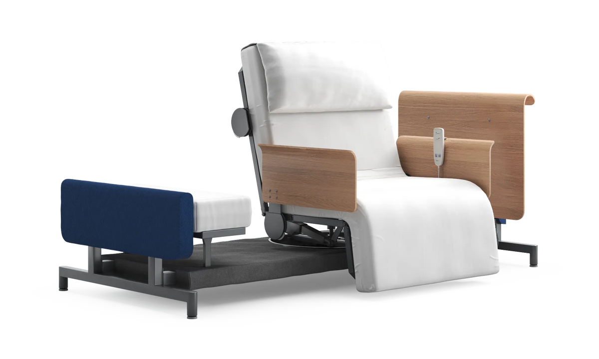 RotoBed Home Electric Rotating Chair Bed - Motorized Stand-Assist Swivel Care Bed - Detail View 62