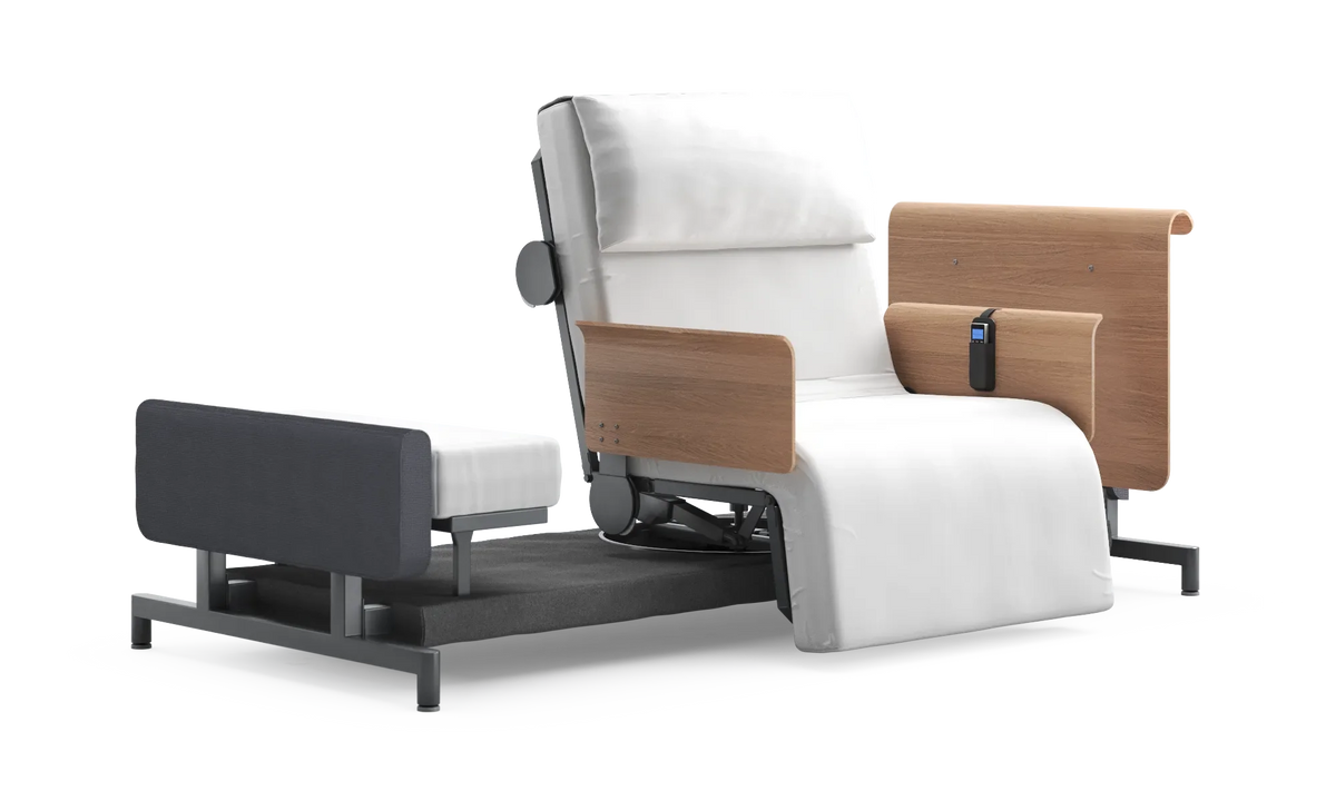 RotoBed Home Electric Rotating Chair Bed - Motorized Stand-Assist Swivel Care Bed - Detail View 51