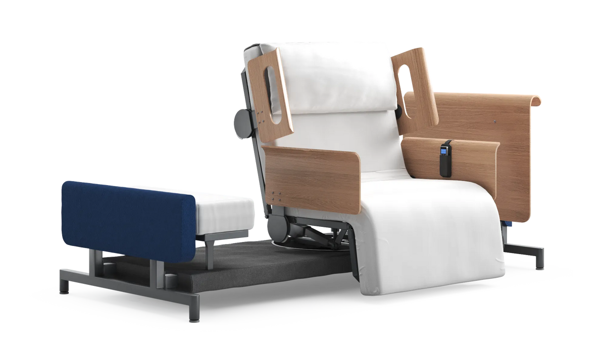 RotoBed Home Electric Rotating Chair Bed - Motorized Stand-Assist Swivel Care Bed - Detail View 83