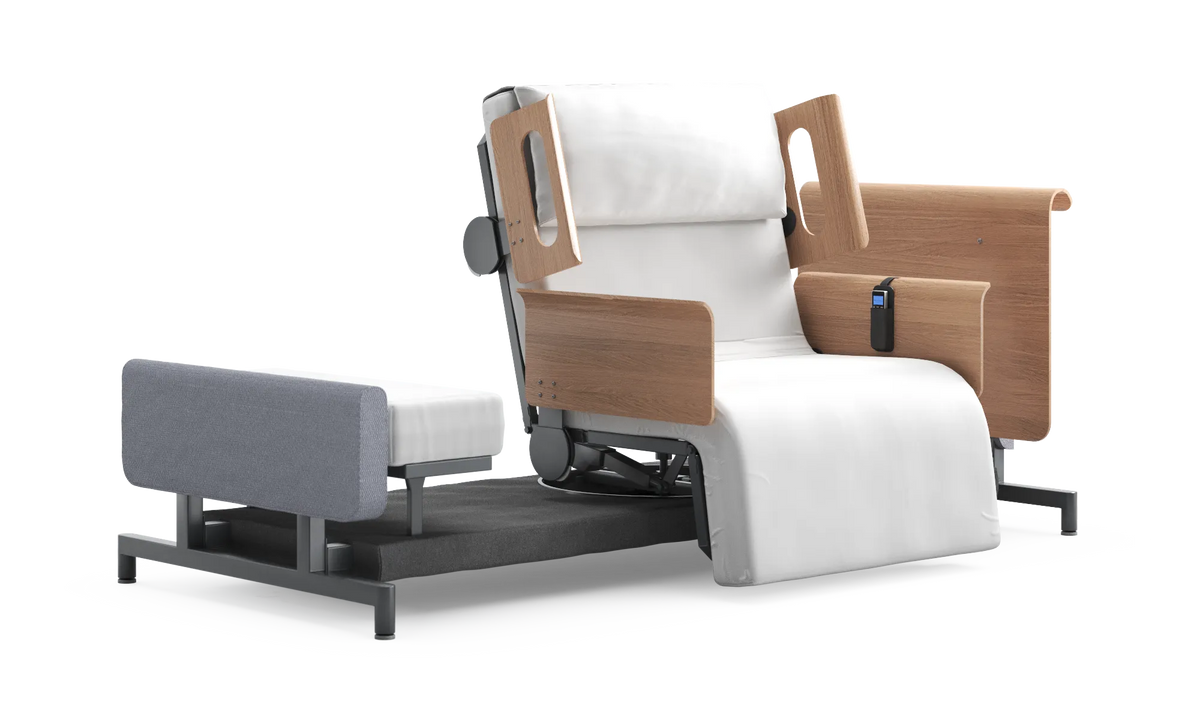 RotoBed Home Electric Rotating Chair Bed - Motorized Stand-Assist Swivel Care Bed - Detail View 78