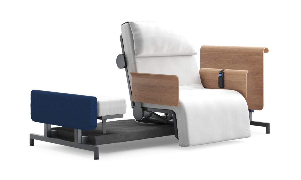 RotoBed Home Electric Rotating Chair Bed - Motorized Stand-Assist Swivel Care Bed - Detail View 63