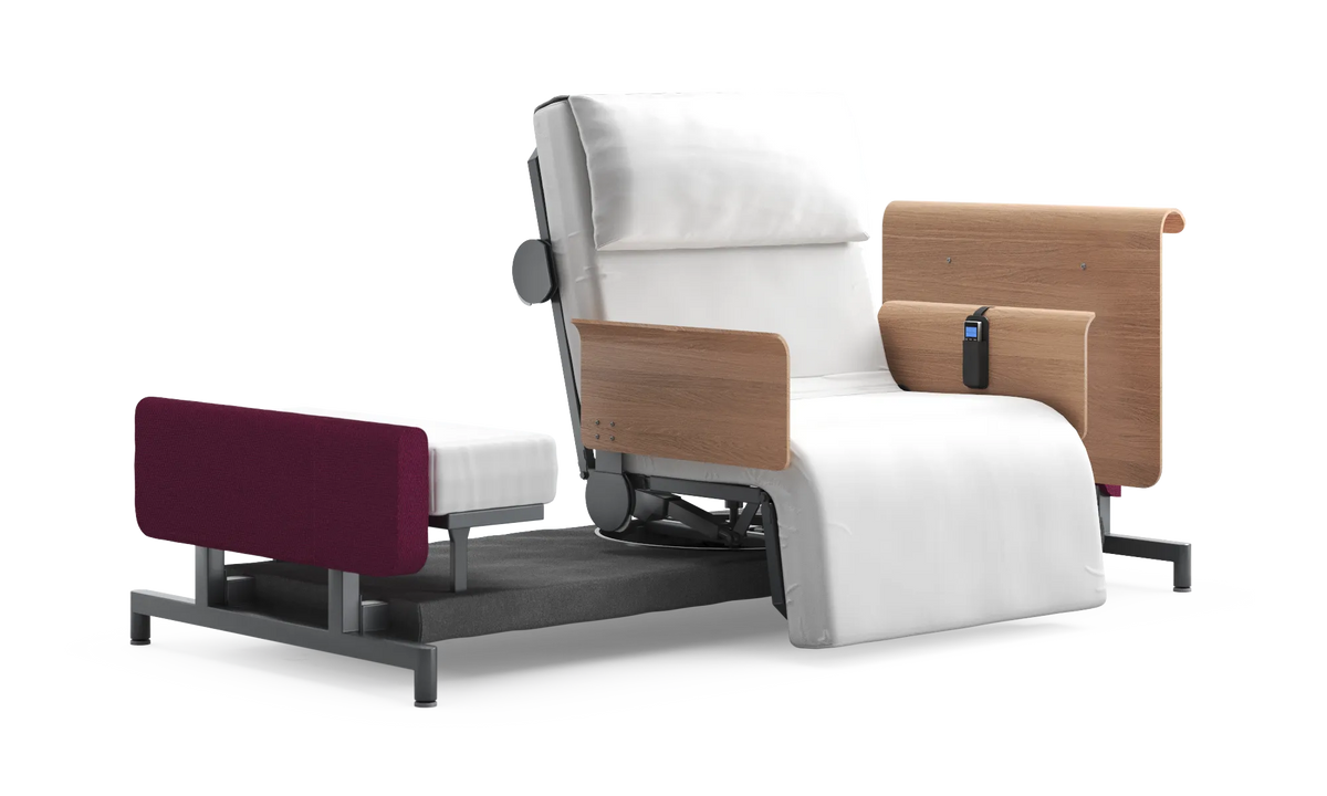 RotoBed Home Electric Rotating Chair Bed - Motorized Stand-Assist Swivel Care Bed - Detail View 67