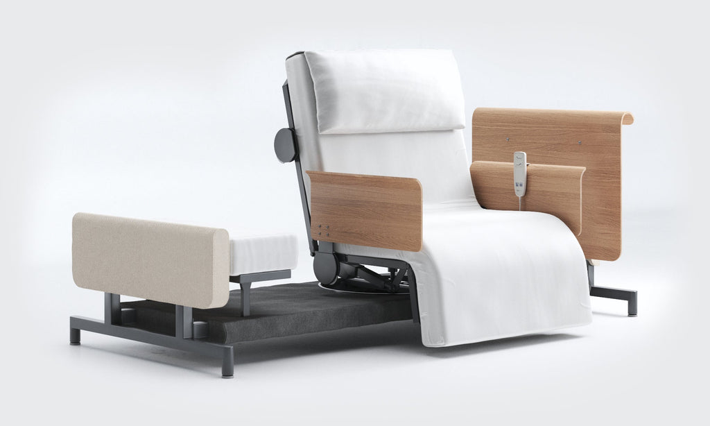 RotoBed Home Electric Rotating Chair Bed - Motorized Stand-Assist Swivel Care Bed - Detail View 5
