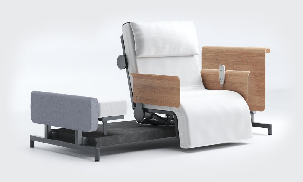 RotoBed Home Electric Rotating Chair Bed - Motorized Stand-Assist Swivel Care Bed - Detail View 6