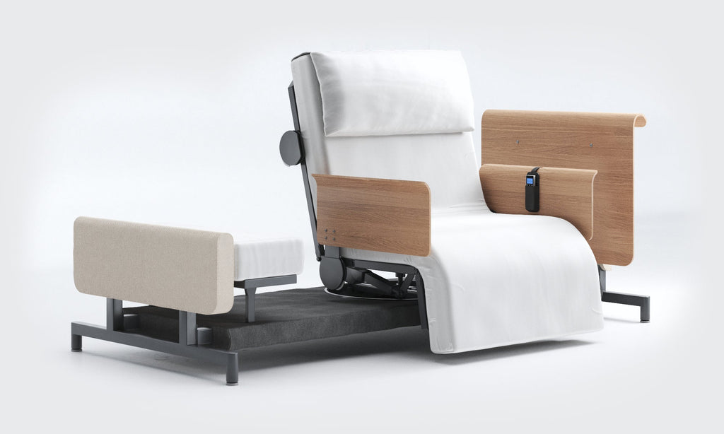 RotoBed Home Electric Rotating Chair Bed - Motorized Stand-Assist Swivel Care Bed - Detail View 14