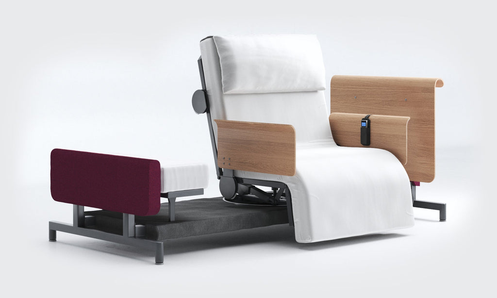 RotoBed Home Electric Rotating Chair Bed - Motorized Stand-Assist Swivel Care Bed - Detail View 17