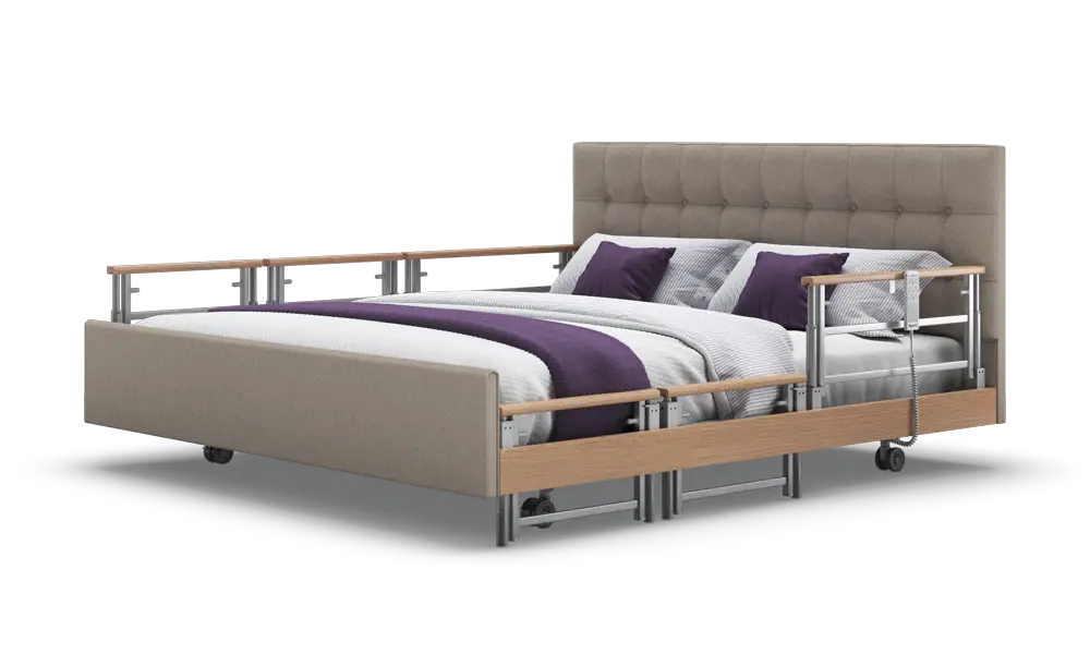 Opera Beds Signature Comfort Plus Dual Profiling Bed - Luxury Split Electric Care Bed - Detail View 173
