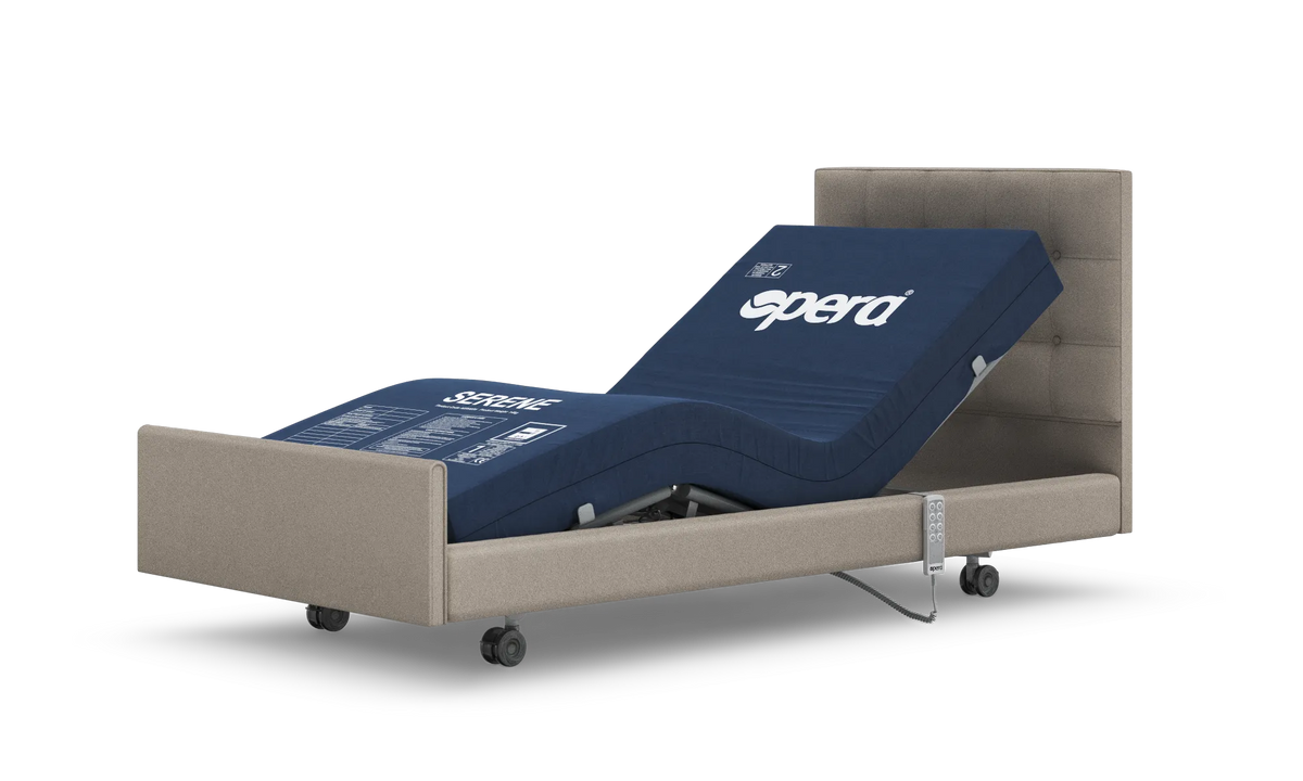Opera Beds Signature Comfort Electric Profiling Bed - Height Adjustable Medical Care Bed - Detail View 2