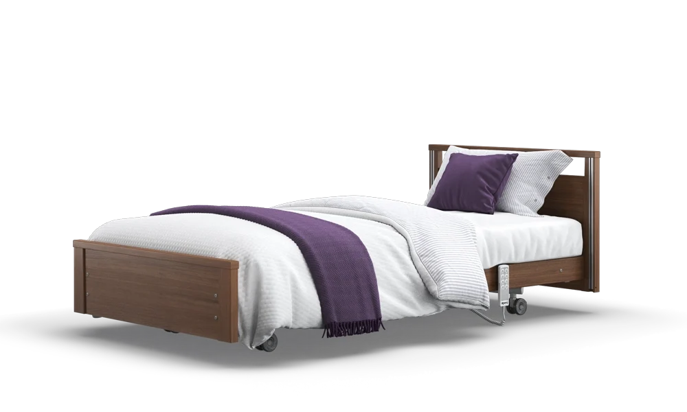 Opera Beds Signature Low Footboard Profiling Care Bed - Height Adjustable Nursing Bed - Detail View 19