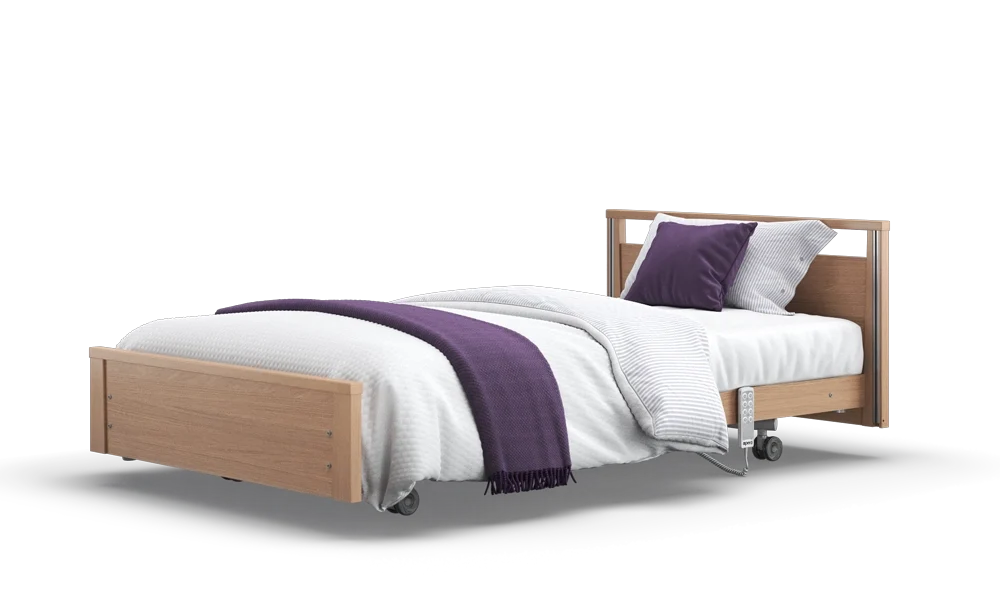 Opera Beds Signature Low Footboard Profiling Care Bed - Height Adjustable Nursing Bed - Detail View 21