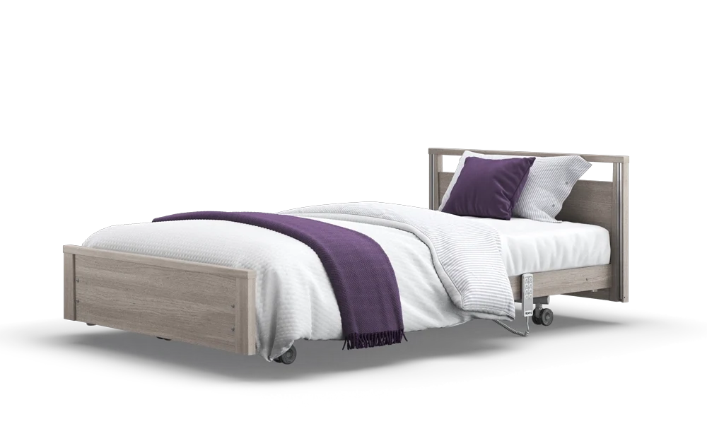 Opera Beds Signature Low Footboard Profiling Care Bed - Height Adjustable Nursing Bed - Detail View 23