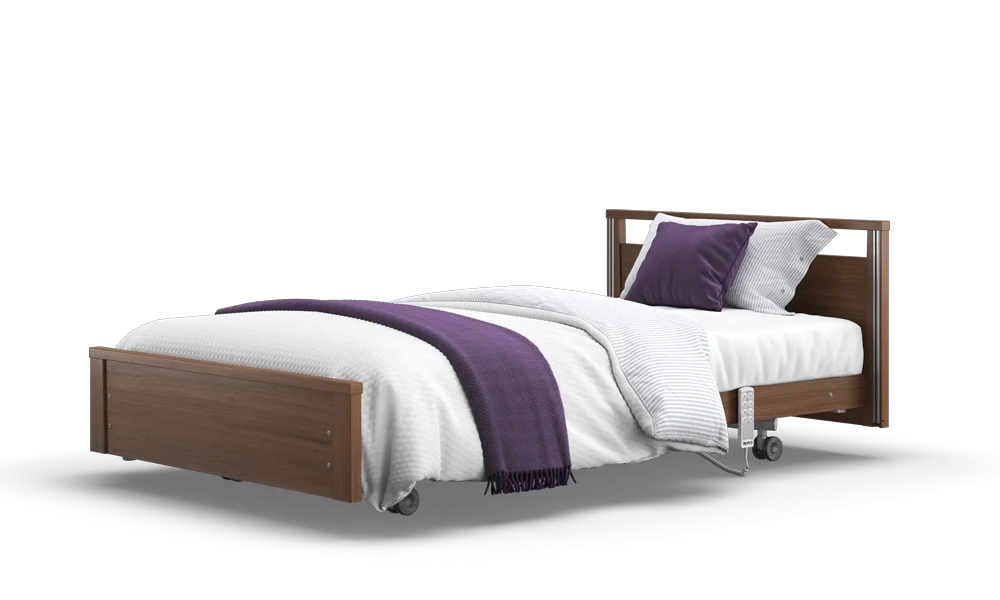Opera Beds Signature Low Footboard Profiling Care Bed - Height Adjustable Nursing Bed - Detail View 22