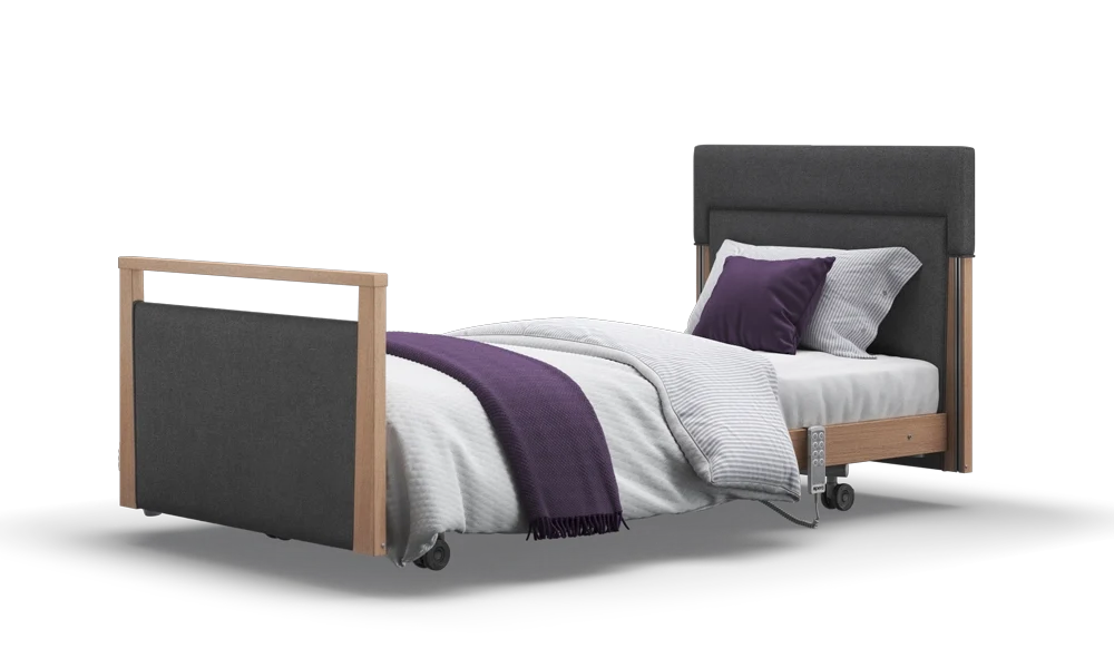 Opera Beds Signature Upholstered Electric Profiling Bed - Luxury Medical Care Bed - Detail View 120