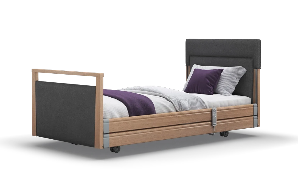 Opera Beds Signature Upholstered Electric Profiling Bed - Luxury Medical Care Bed - Detail View 121