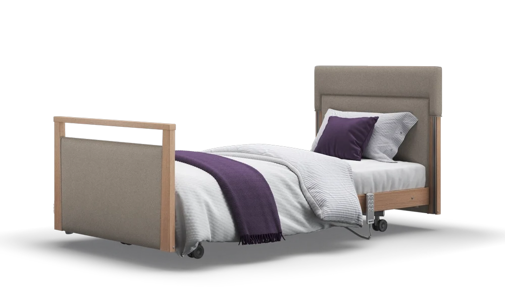 Opera Beds Signature Upholstered Electric Profiling Bed - Luxury Medical Care Bed - Detail View 109