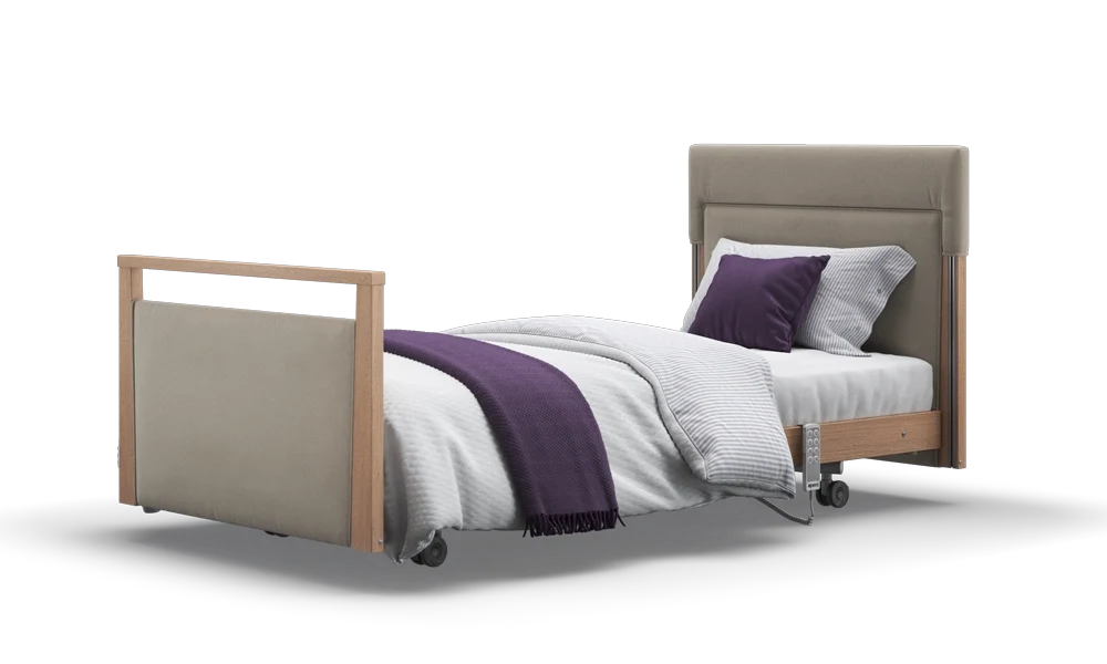 Opera Beds Signature Upholstered Electric Profiling Bed - Luxury Medical Care Bed - Detail View 126