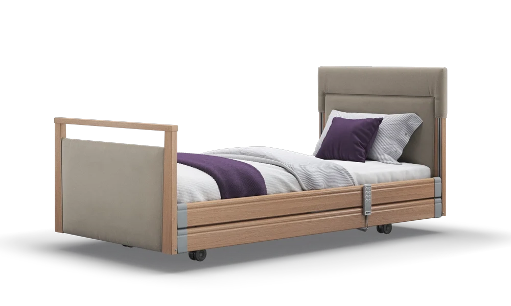 Opera Beds Signature Upholstered Electric Profiling Bed - Luxury Medical Care Bed - Detail View 127