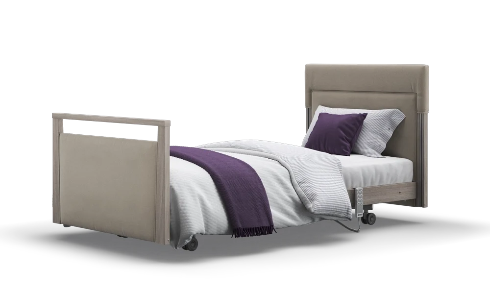 Opera Beds Signature Upholstered Electric Profiling Bed - Luxury Medical Care Bed - Detail View 198