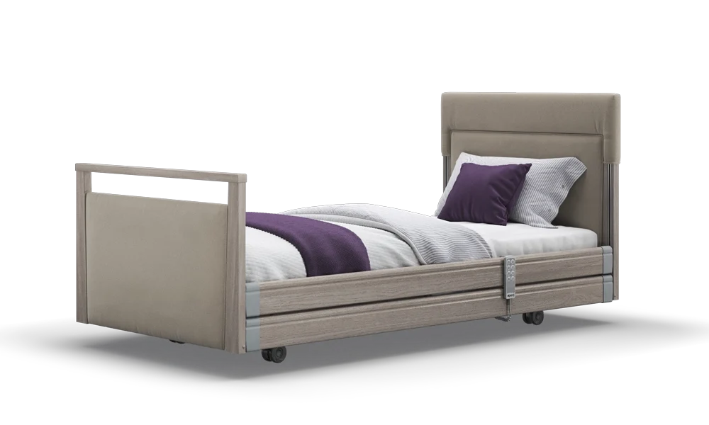 Opera Beds Signature Upholstered Electric Profiling Bed - Luxury Medical Care Bed - Detail View 199