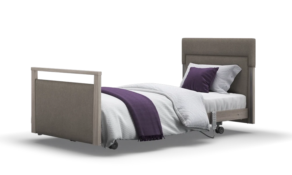 Opera Beds Signature Upholstered Electric Profiling Bed - Luxury Medical Care Bed - Detail View 186
