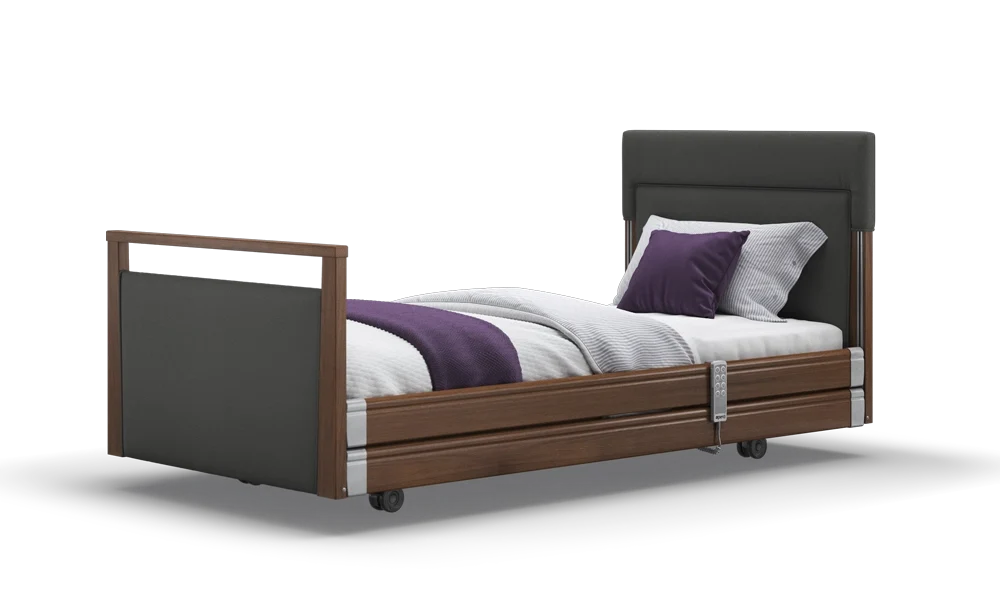 Opera Beds Signature Upholstered Electric Profiling Bed - Luxury Medical Care Bed - Detail View 169